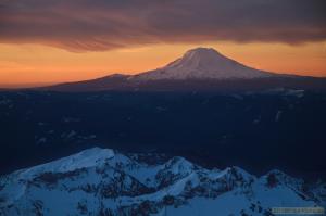 Mt Adams from Mt Rainier