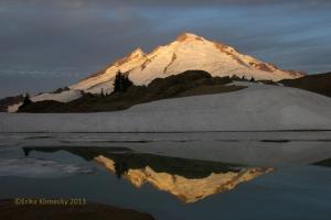 Mt Baker reflected in a tarn